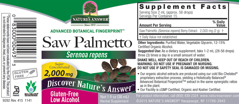 Saw Palmetto Berry (30ml) Saw Palmetto Berry (30ml)