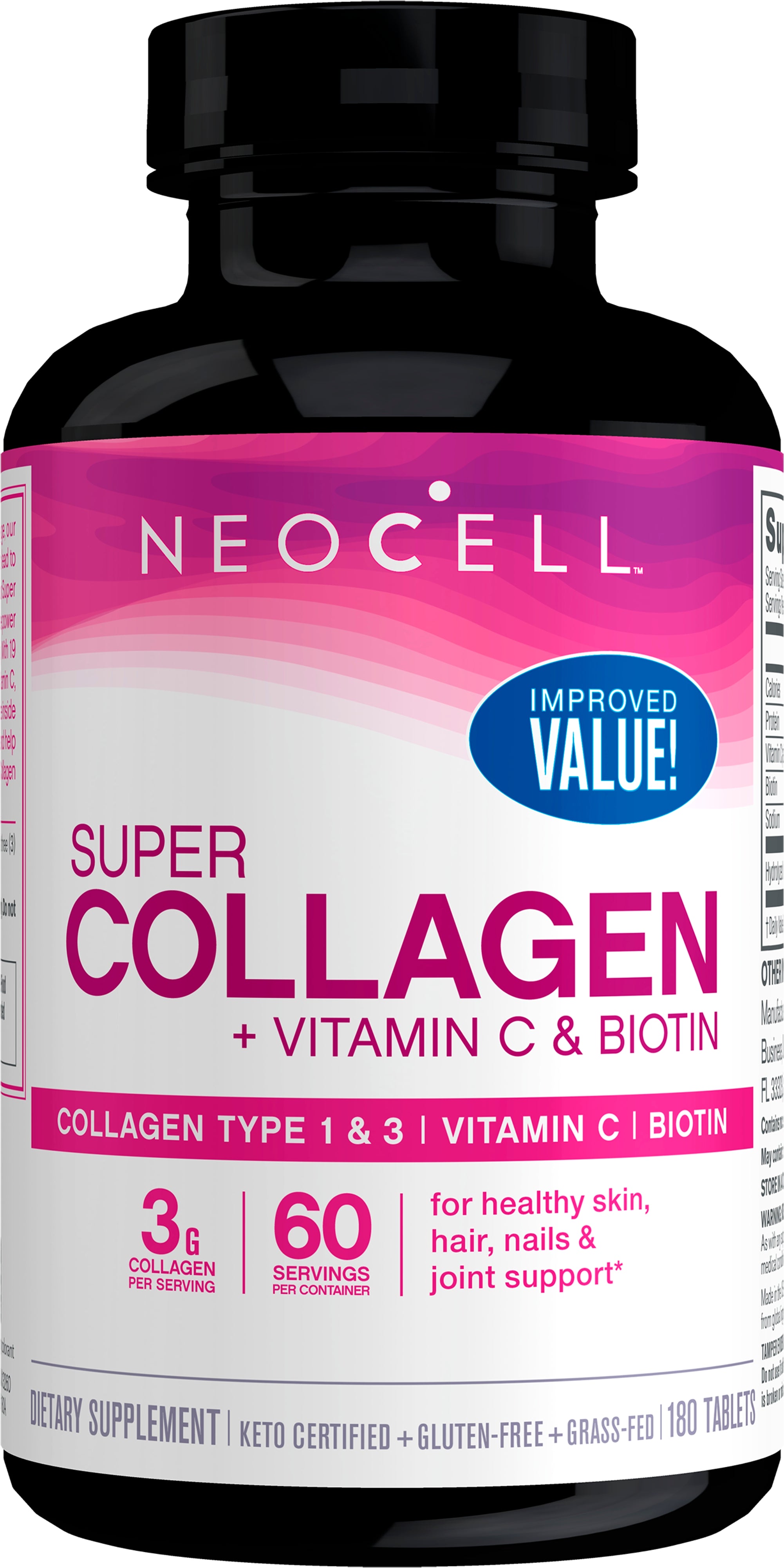 Super Collagen +C & Biotin 180 Tablets