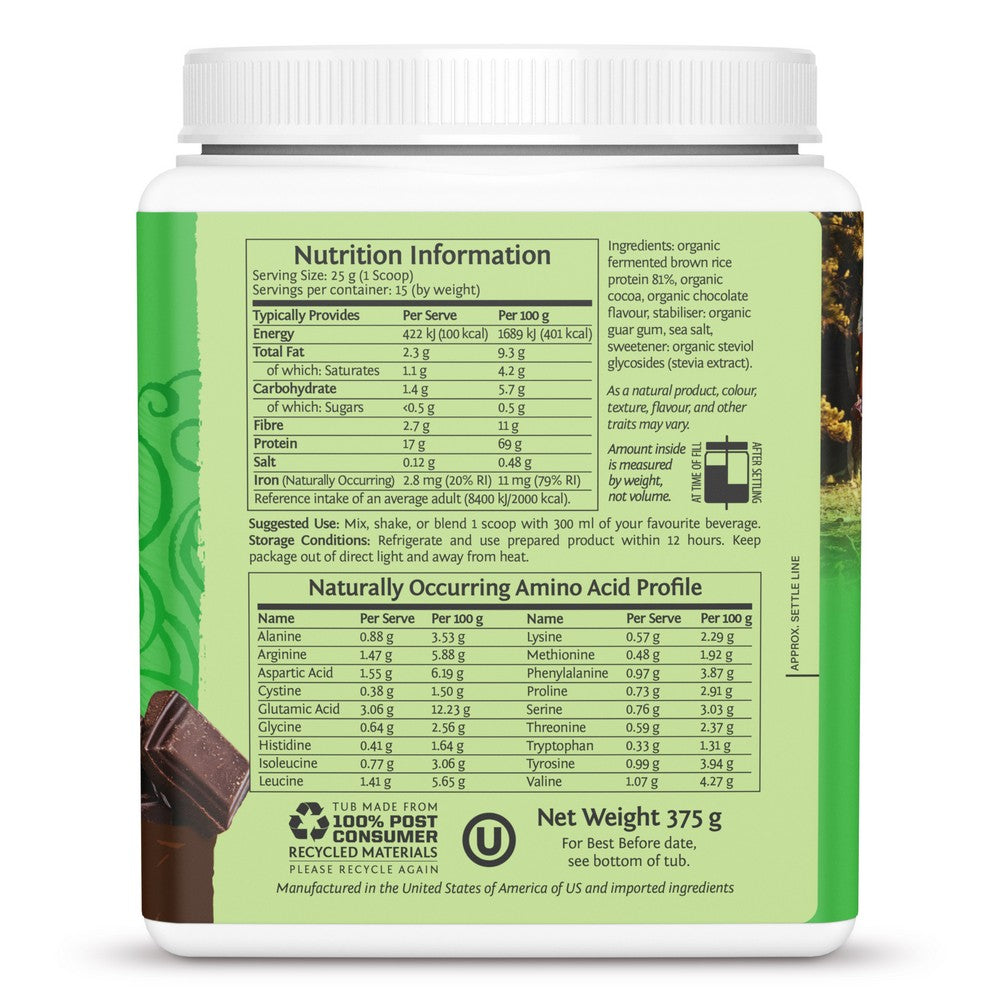 Classic Organic Chocolate 375g Classic Organic Chocolate 375g
