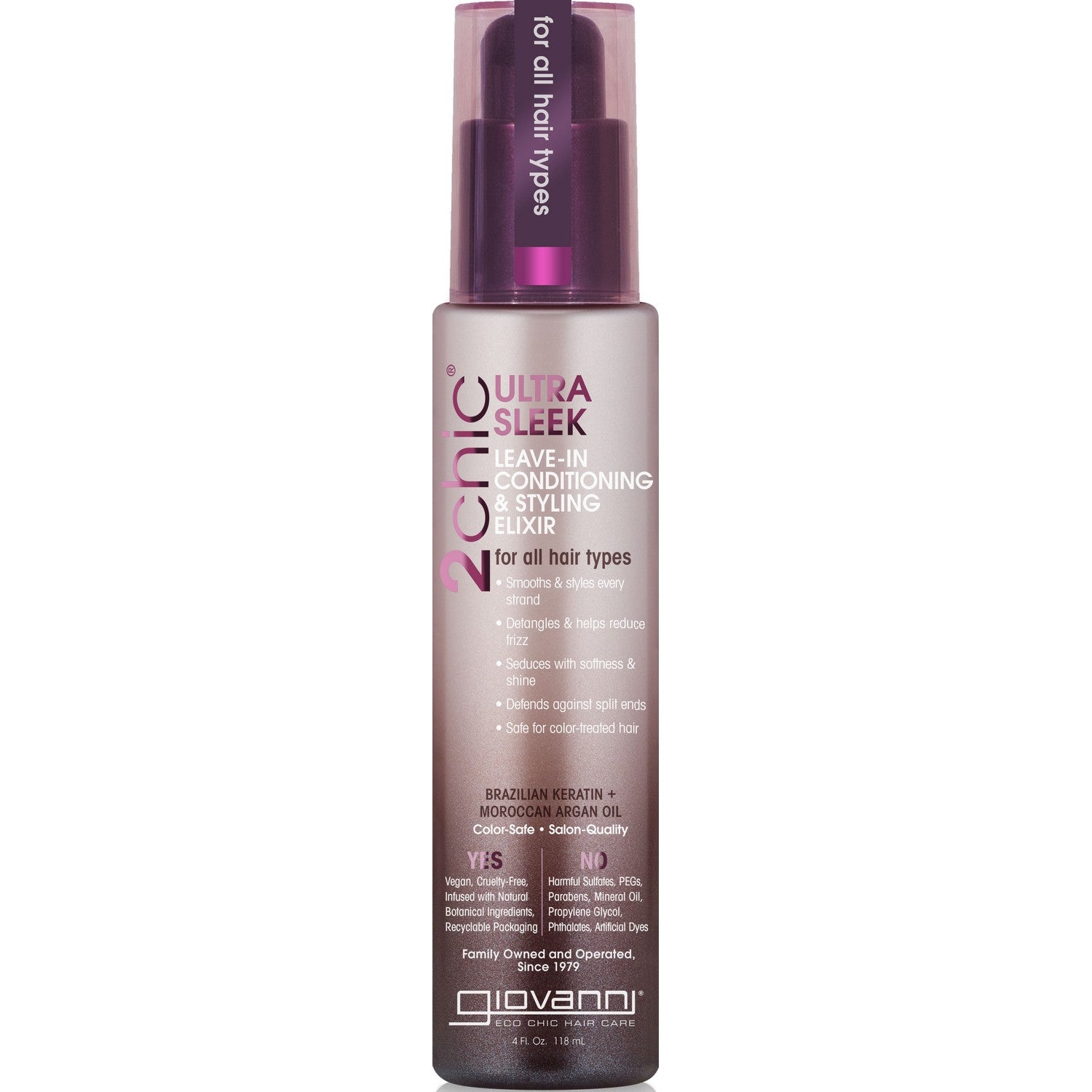 Ultra-Sleek Leave-In Conditioning & Styling Elixir - Kijani Living