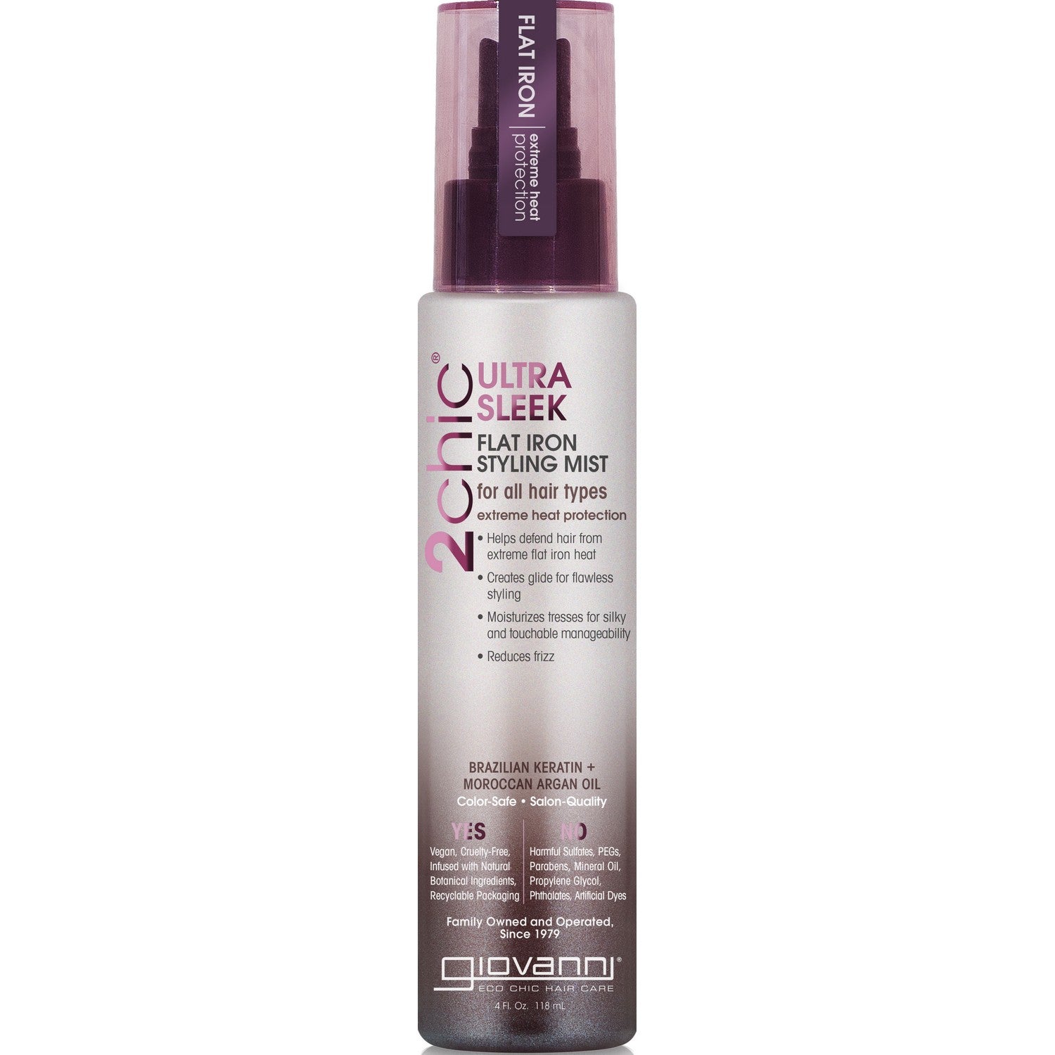 Ultra-Sleek Flat Iron Styling Mist - Kijani Living