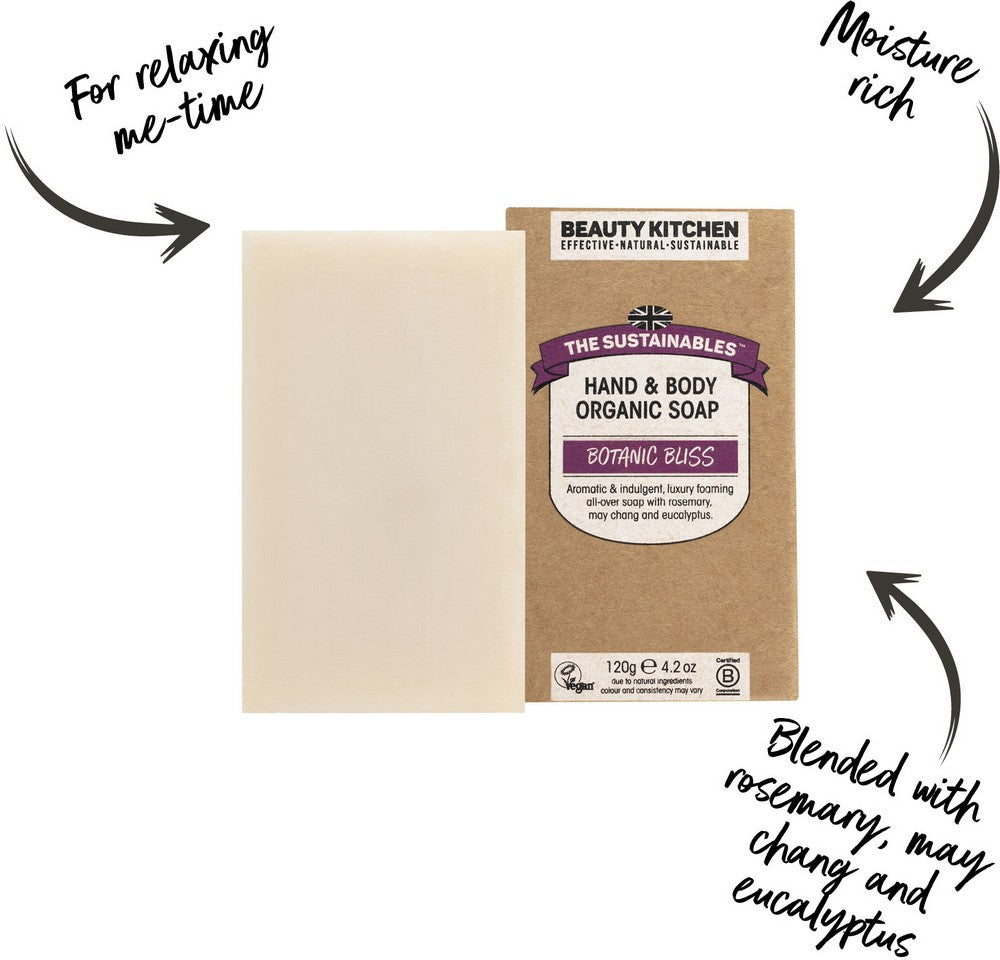 Botanic Bliss Hand & Body Organic Soap 120g