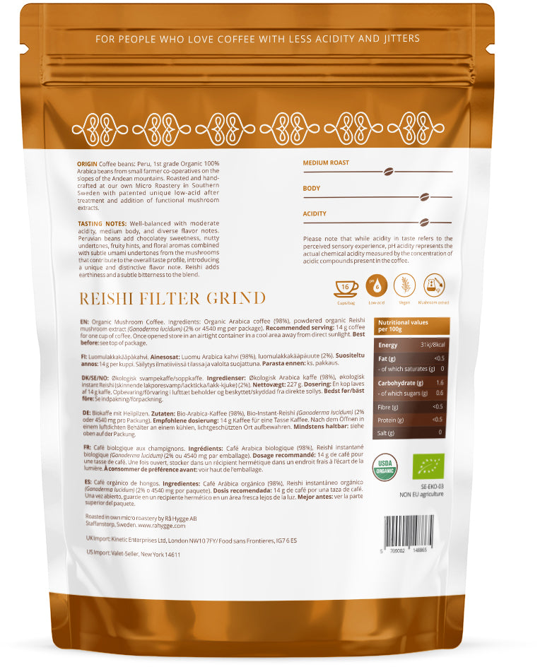 Reishi-Filter Grind Bio 227g Reishi-Filter Grind Bio 227g