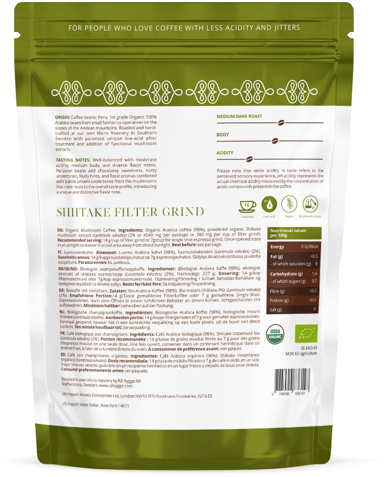 Shiitake-Filter C.Grind Bio 227g Shiitake-Filter C.Grind Bio 227g