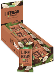 Organic Lifebar Oat Snack Cashew Chocolate Chip 40g x 15