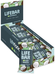 Organic Lifebar Oat Snack Coconut Bliss 40g x 15