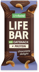 Organic Lifebar Oat Snack Protein Chocolate Delight 40g x 15