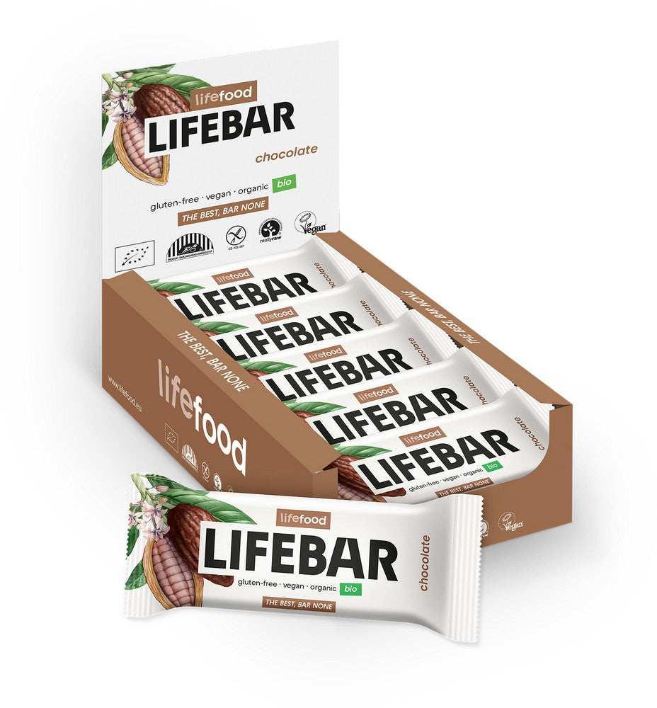Organic Lifebar Chocolate RAW 40g x 15 Organic Lifebar Chocolate RAW 40g x 15