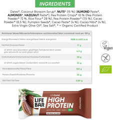 Organic Lifebar Protein Chocolate 40g x 15
