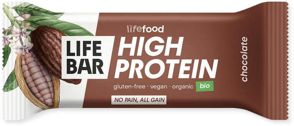 Organic Lifebar Protein Chocolate 40g x 15