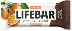 Organic Lifebar InChoco Orange RAW 40g x 15