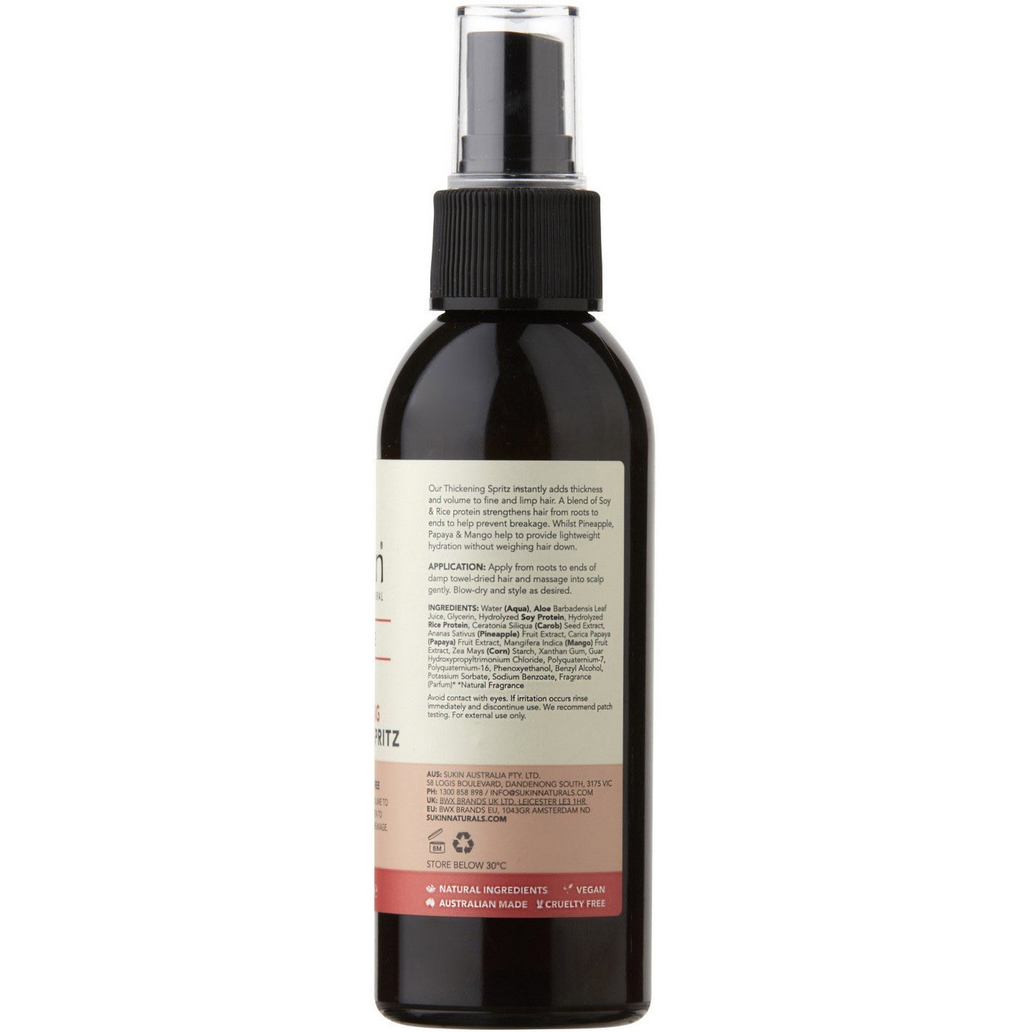 Volumizing Thickening Spritz (125ml) - Kijani Living Volumizing Thickening Spritz (125ml) - Kijani Living