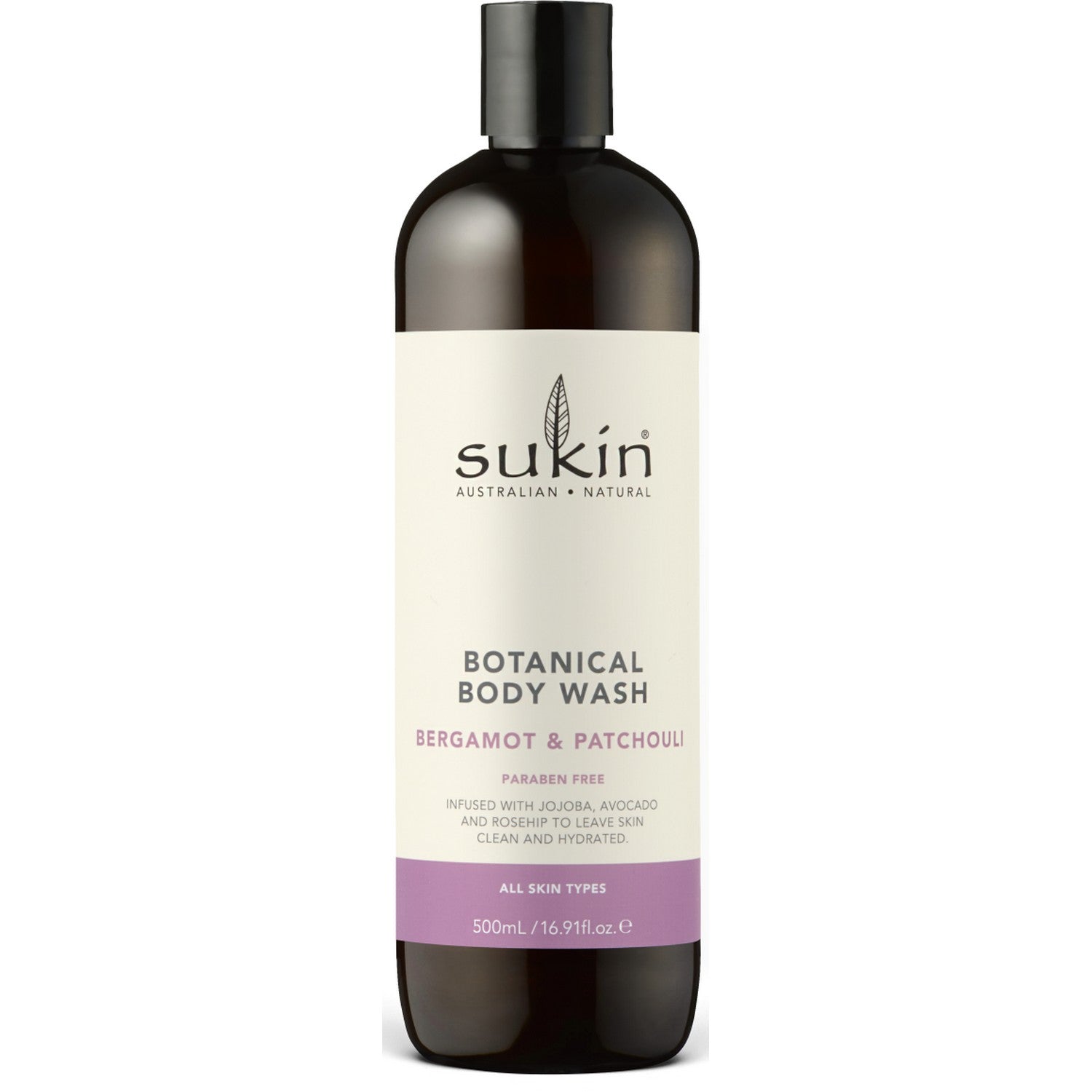 Botanical Body Wash Bergamot And Patchouli (500ml) - Kijani Living