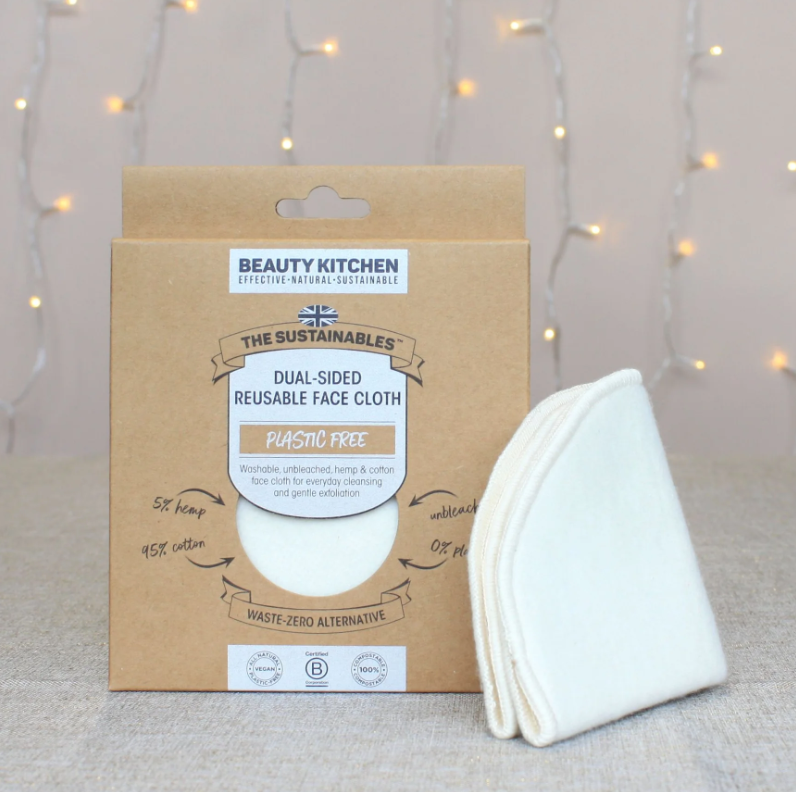 Dual-Sided Reusable Face Cloth - 8x Unit Clip Strip 1unit - Kijani Living