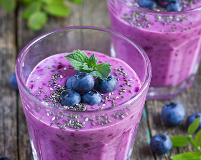 Blueberry Protein Smoothie