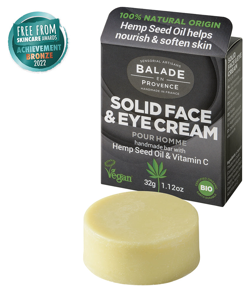 Solid Face & Eye Cream for Men