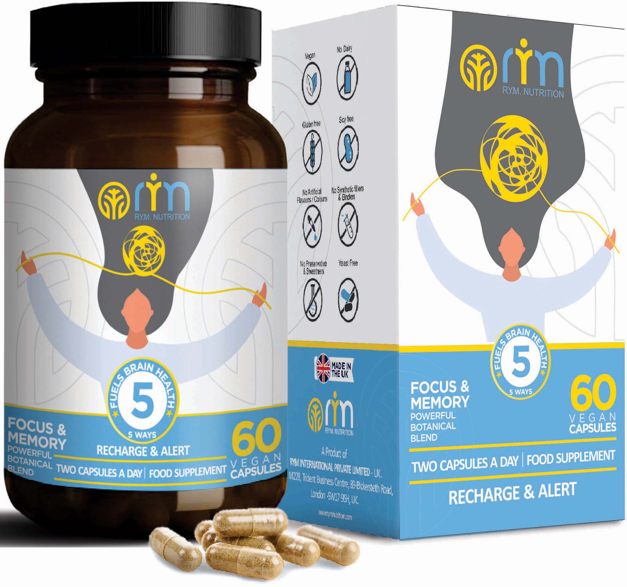 Focus & Memory Recharge & Alert 60 Capsules