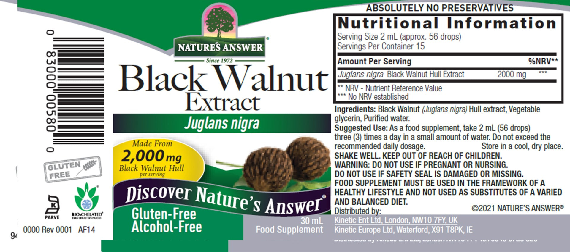 Black Walnut Hulls (30ml)