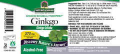 Ginkgo Biloba Leaf - Alcohol-Free (30ml)