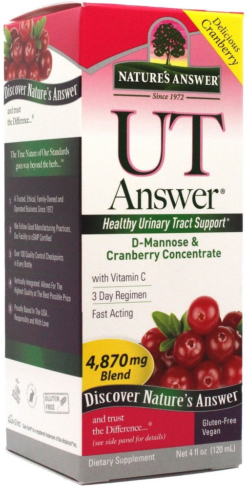 UT Answer D-Mannose & Cranberry Concentrate