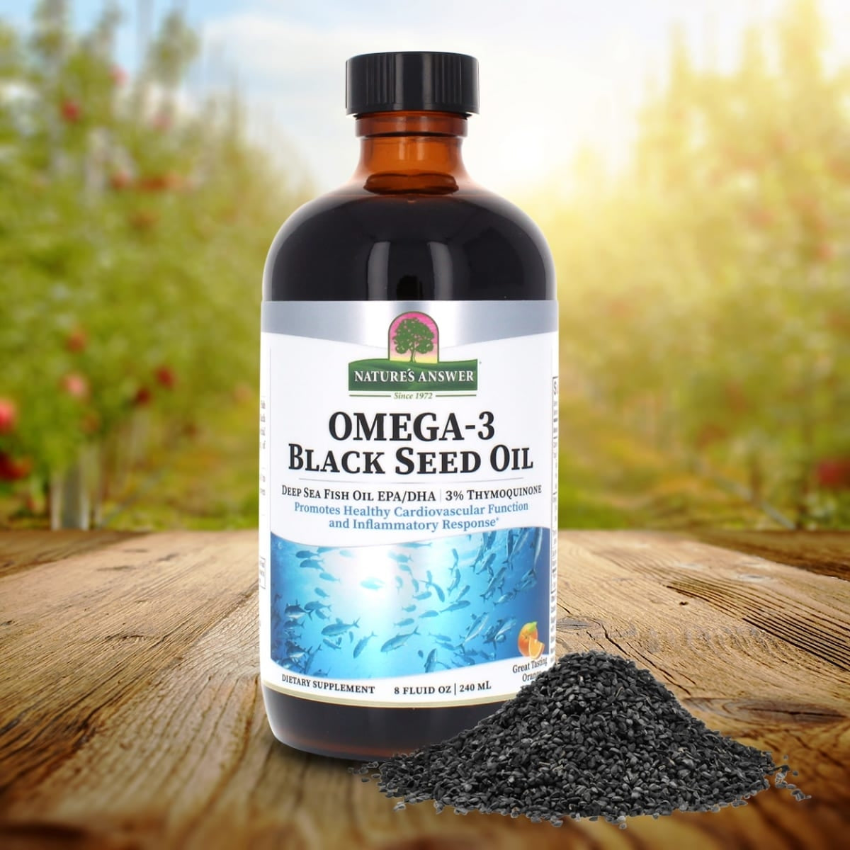 Omega-3 Black Seed Oil 240ml