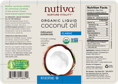 Organic Liquid Coconut Oil (473ml)