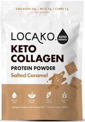 Keto Collagen Salted Caramel Protein Powder 300g - BBE Feb '23 and Mar '23