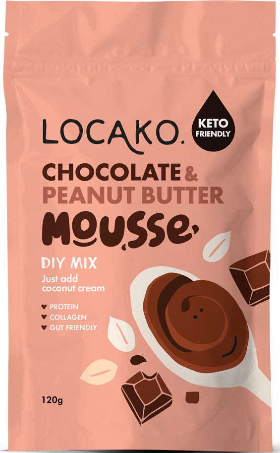 Chocolate & Peanut Butter Mousse DIY Mix 120g