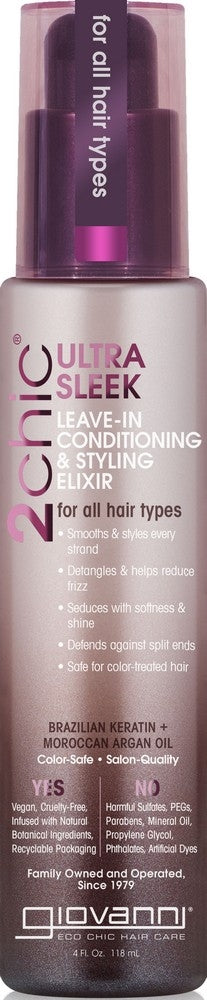 Ultra-Sleek Leave-In Conditioner & Styling Elixir (118ml)