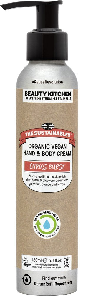 Citrus Burst Organic Vegan Hand & Body Lotion 150ml