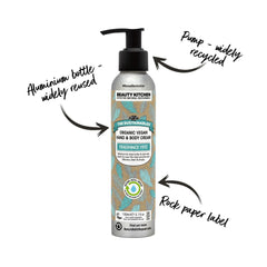 Fragrance Free Organic Vegan Hand & Body Lotion 150ml