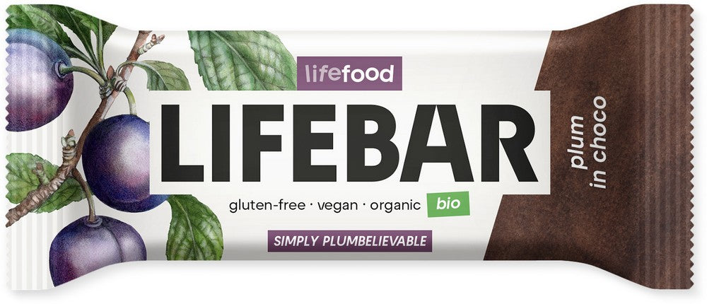 Organic Lifebar InChoco Plum RAW 40g x 15