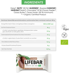 Organic Lifebar Chocolate 25g x 20