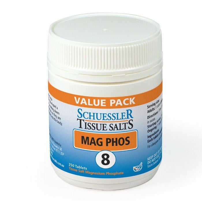 Schuessler Tissue Salts Mag Phos | NO. 8 - Muscle Relaxant 250 Tablets