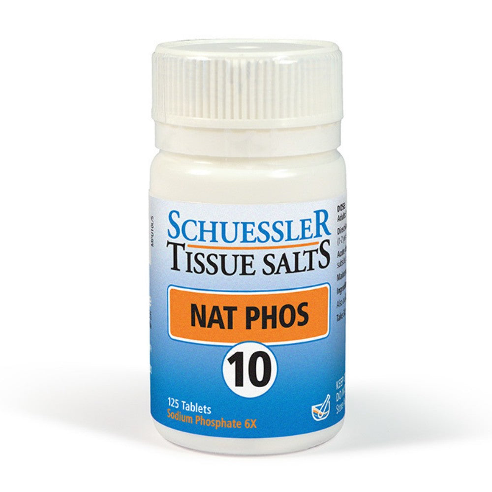 Schuessler Tissue Salts Nat Phos | No. 10 - Acid Neutraliser