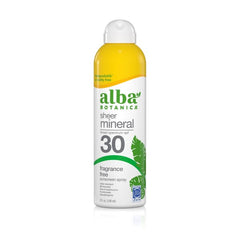 Sheer Mineral Fragrance Free Sunscreen SPF30 - Kijani Living
