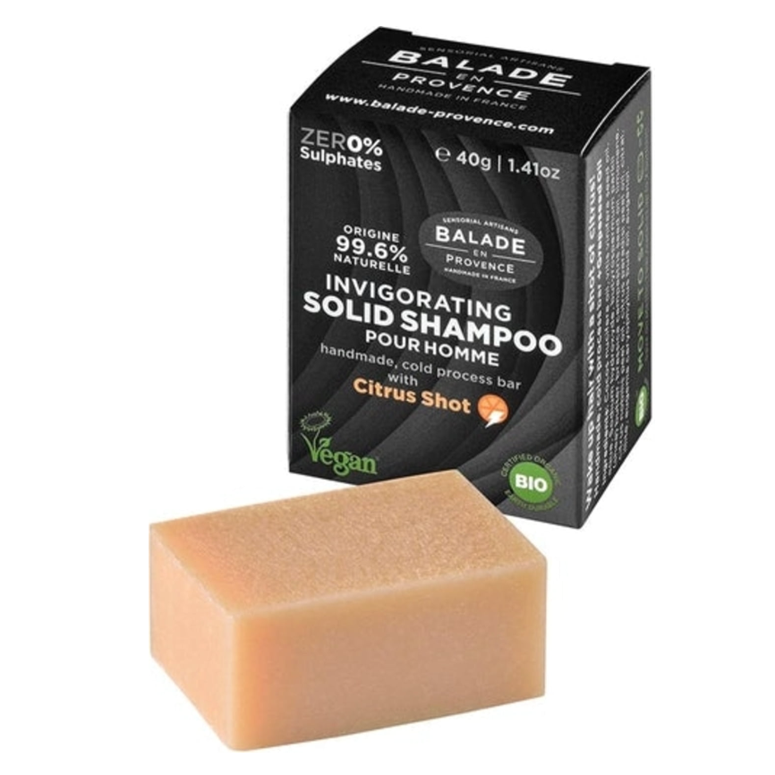 Invigorating Solid Shampoo for Men