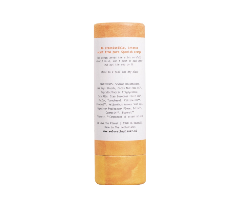 Natual Deodorant Stick Orange