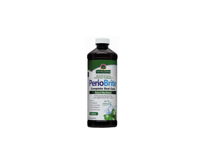 PerioBrite Mouthwash Natural Alcohol Free Cool Mint (480ml)